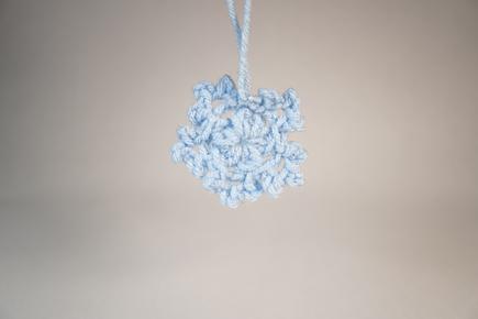 Blue Snowflake Ornament/Tag (3 Pack) Photo