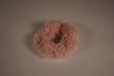 Fur Scunchie - Blush Photo